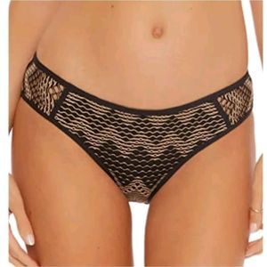BECCA by Rebecca Virtue Crochet Tab Side Hipster Bikini Bottom